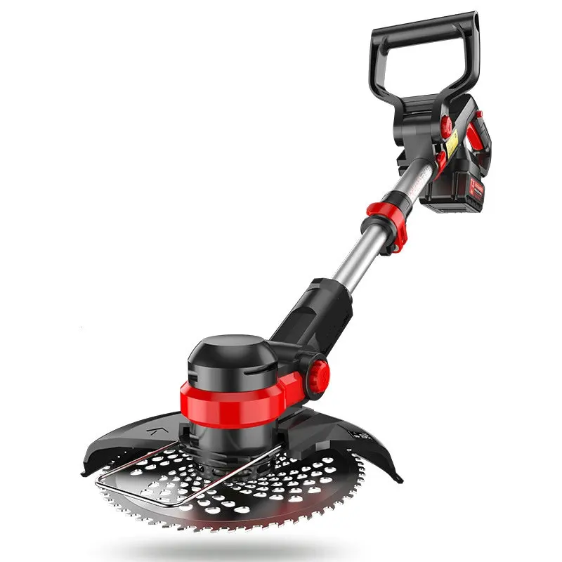 Aluminum Telescopic Handle Cordless Lithium Battery Garden String Trimmer Brush Cutter Grass Trimmer Cutter(bare tool price)