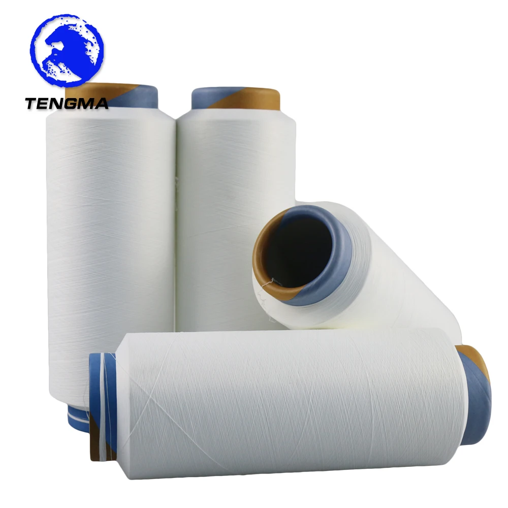 Custom multi-color polyester spandex air covered yarn for socks and gloves