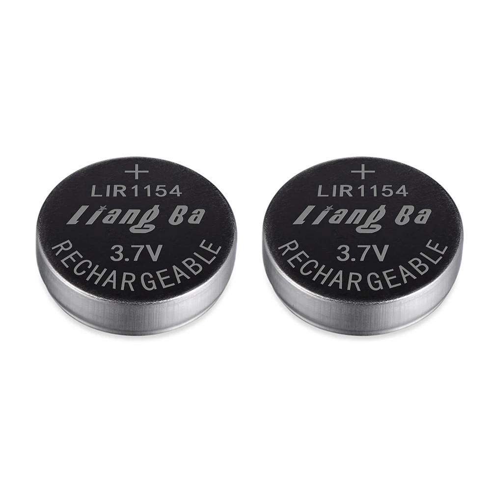 Rechargeable Li-ion Button Cell Batteries 3.6v Battery LIR1154   LIR1054 LIR1254 For Headset