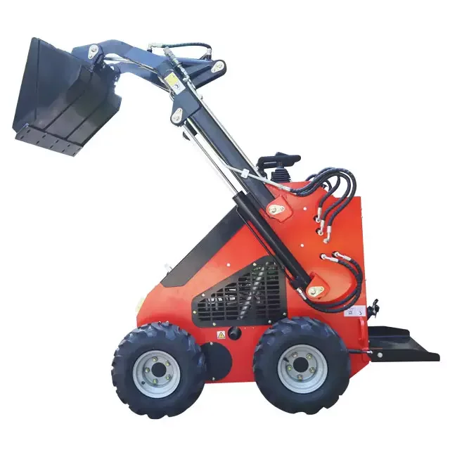 China Hot Sale Cheap EPA Engine Electric Skidsteer Bagger Small Mini Skid Steer Loader with Track Wheeled