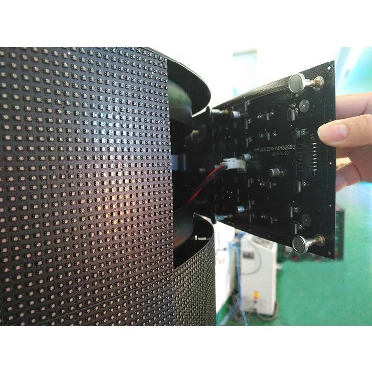 Hot selling new rgb flexible video p4 led display curtain flexible led screen