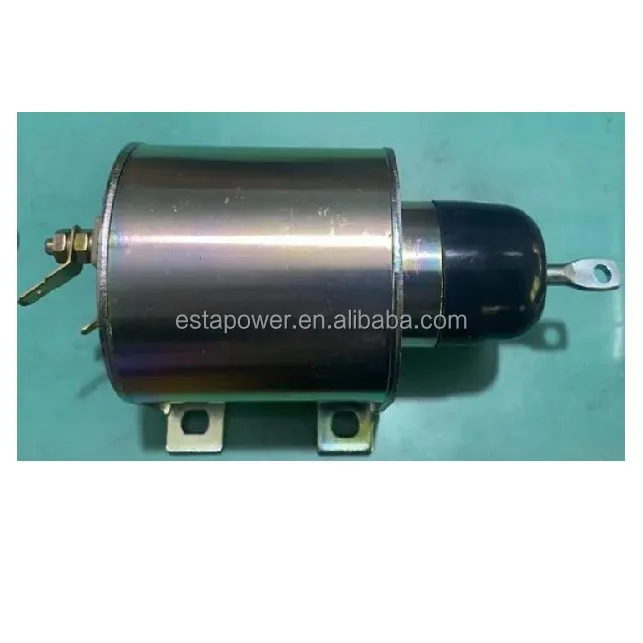 Engine Stop Solenoid 41-9081 41-5459 12V for T-600/ T600, T-800/ T800,T-1000/ T1000 T-1200/ T1200, MD / TS / SR