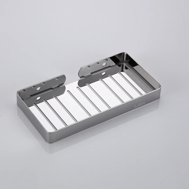 Wholesale Multi Color SUS304 Stainless Steel Large Storage Soap Rack Bathroom Accessories Soap Dishes