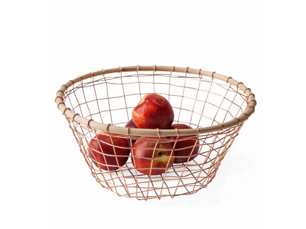 Finest Quality Iron Wire Home Storage Basket With Double Tier Fruits And Vegetables Basket At Cheap Price