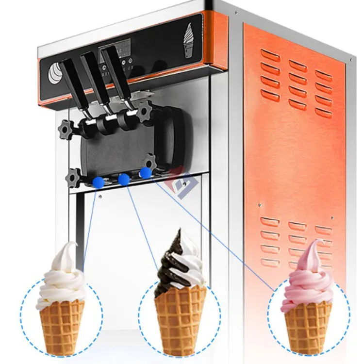 Mini soft ice cream cone maker making machine new design price