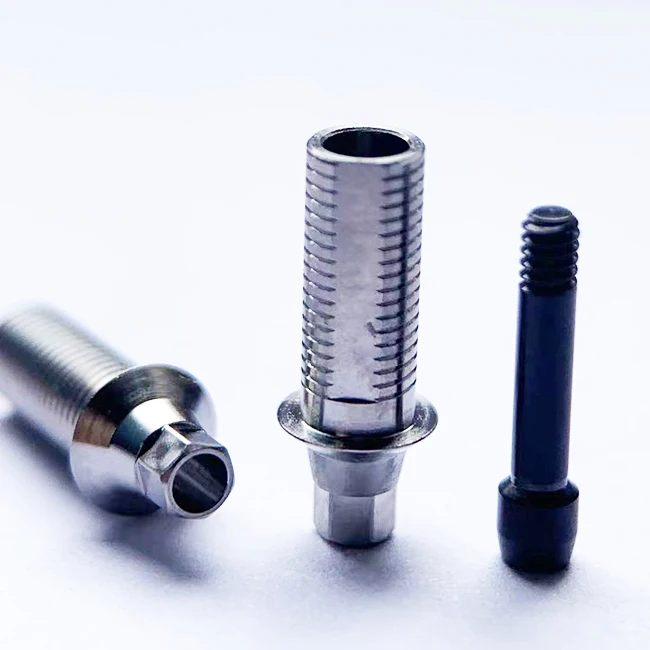 Factory Price Dental Implants Dental Titanium Base Abutment for Osstem Hiossen Mini