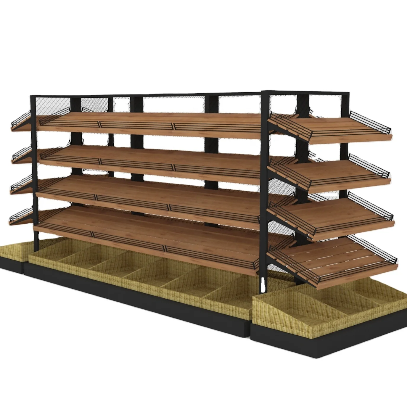 Free drawing design supermarket shelf system supermarket shelves dimensions