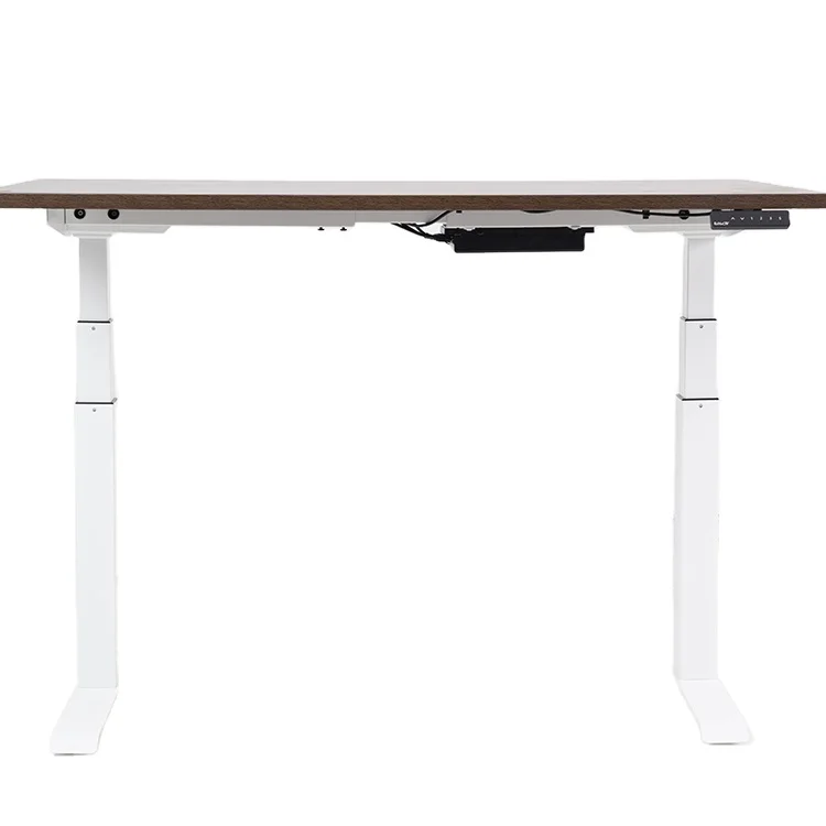 Office Ergonomic Motorized Adjustable Dual Motor Standing Desk Frame Table