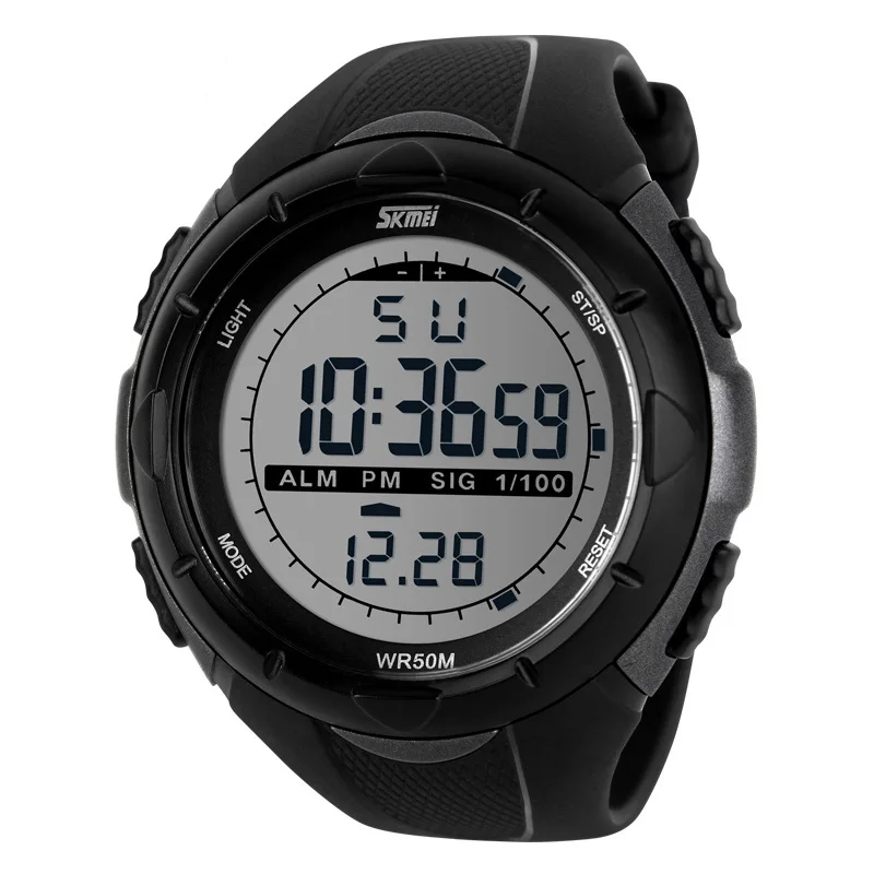 SKMEI 1025 Fashion Simple Sport watch Men Watches Alarm Clock Shock Resistant Waterproof Digital Watch
