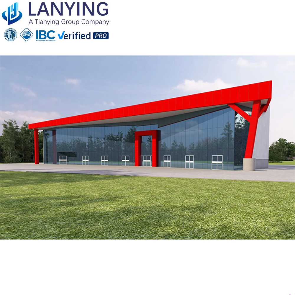 Low Cost Prefabricated Steel Structure Sports Hall Economical Warehouse Building Hall for Sports Use
