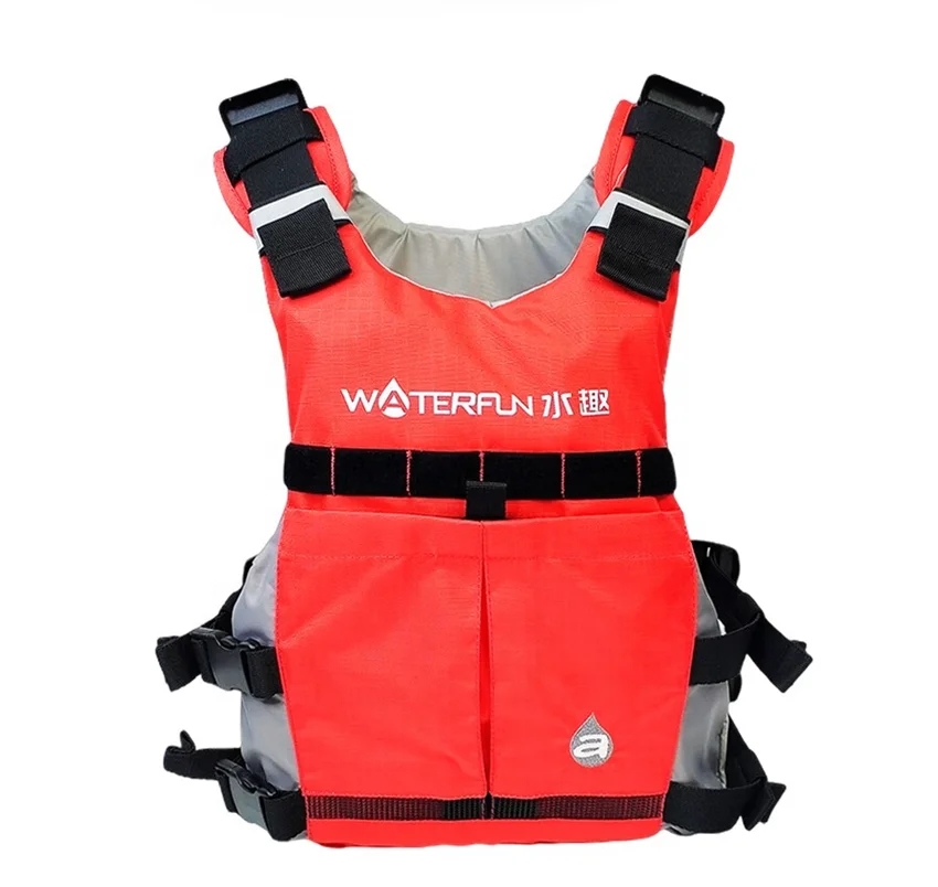 Bright Color CE Certificates Water Spots Life Jacket with Whistle Boating Kayaking Water Sports Life Vest