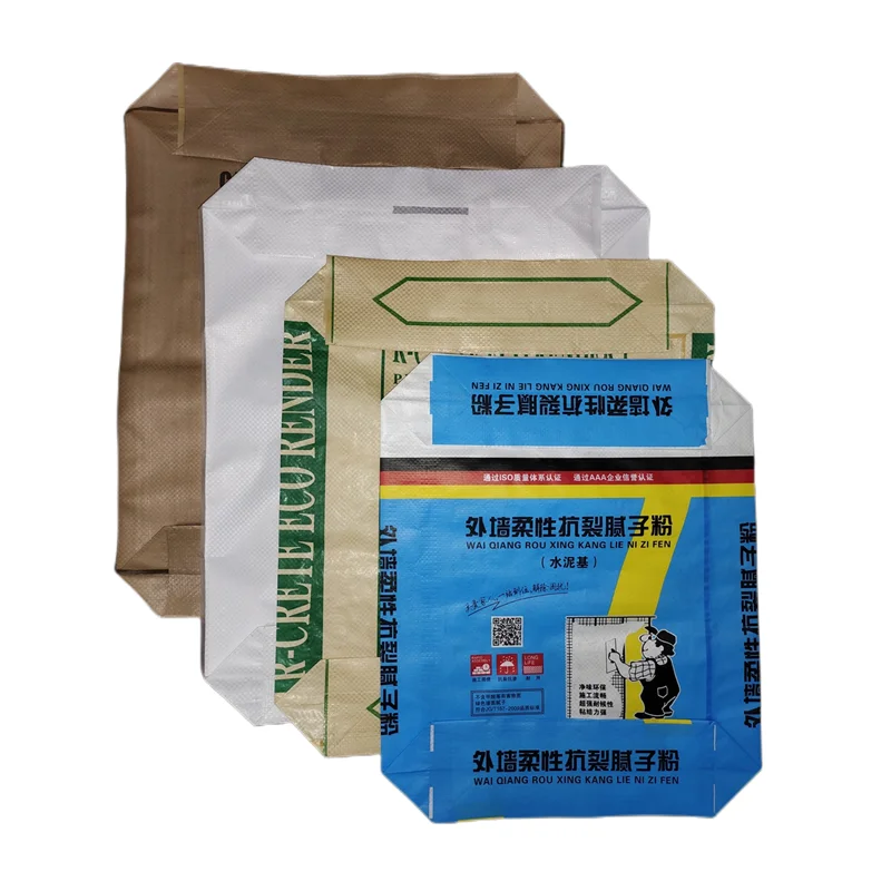 50kg Plastic PP Woven valve bag supplier for gypsum powder Fertilizer, Rice, Cement, Feed, seeds pp bag 50kg