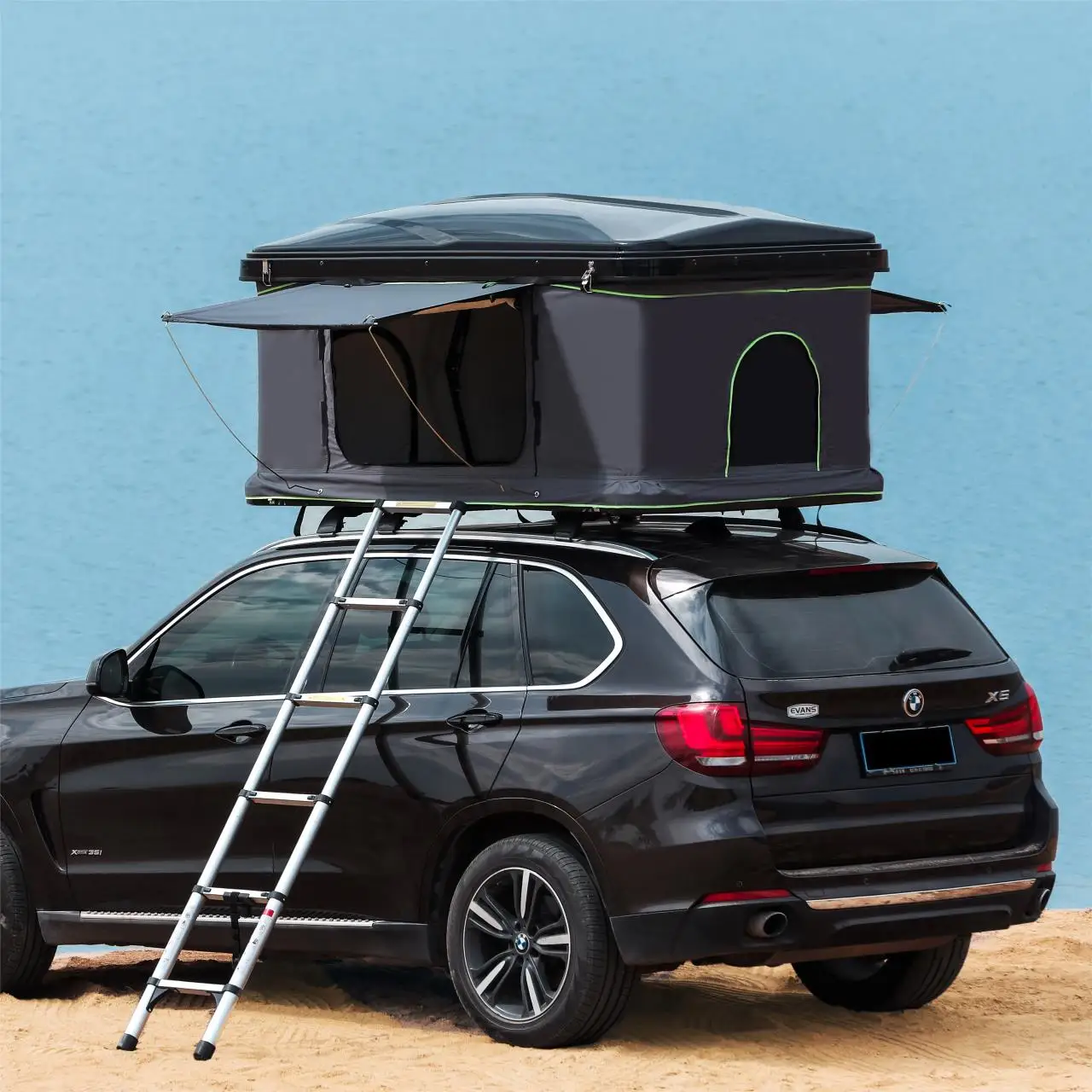 Automatic Big Space FiberGlass waterproof travel car SUV Outdoor car roof top tent