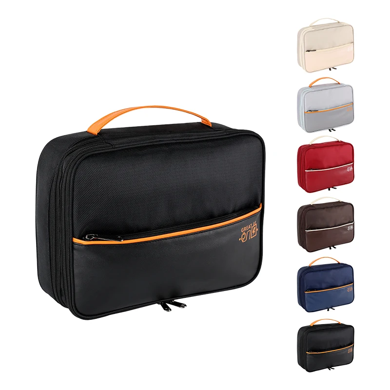 2024 Runhui high quality best selling three layers customize logo digital camera bags travel bag lock business bags easy take