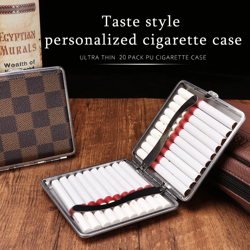New Style Cigarette Box Smoking Accessories Tobacco 16 pcs Packaging Durable Use Smoking Cigarette Case