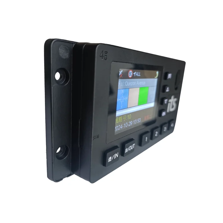 Автомобильный диктор с автобусом/автомобилем