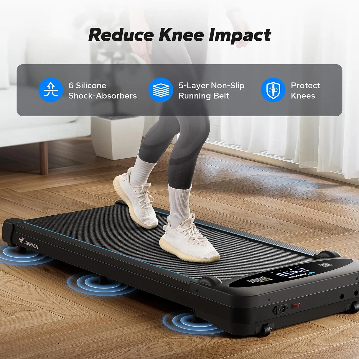 Direct Factory Sale New  Smart Electric Desk Treadmill Folding Walking Pad Machine Indoor Exercise Hot Selling Home Use