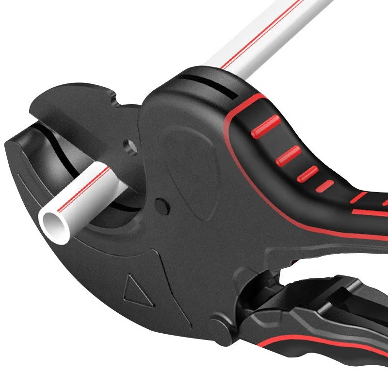 PVC/PPR  32-75mm SK5 Material Treatment Automatic Self-locking Ratchet Hose Pipe Cutter Scissors Pipe Cutting Machine
