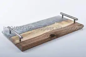 Лидер продаж поднос для порций из смолы и дерева