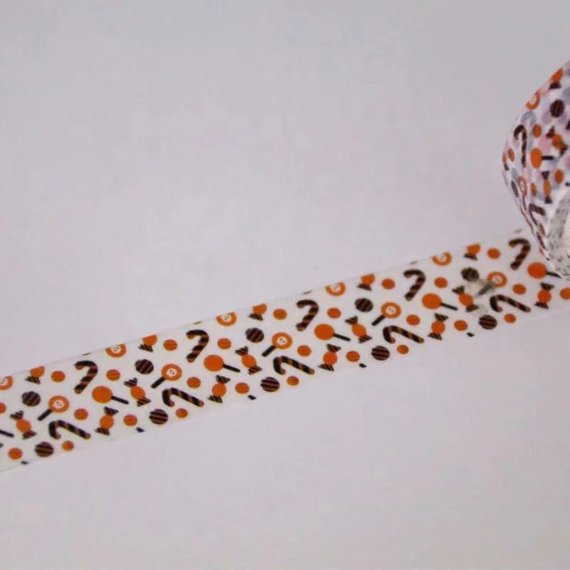 Halloween Washi Tapes Paper Masking Tape for Hand Account Scrapbooking DIY Office Party Supplies (Random Pattern)