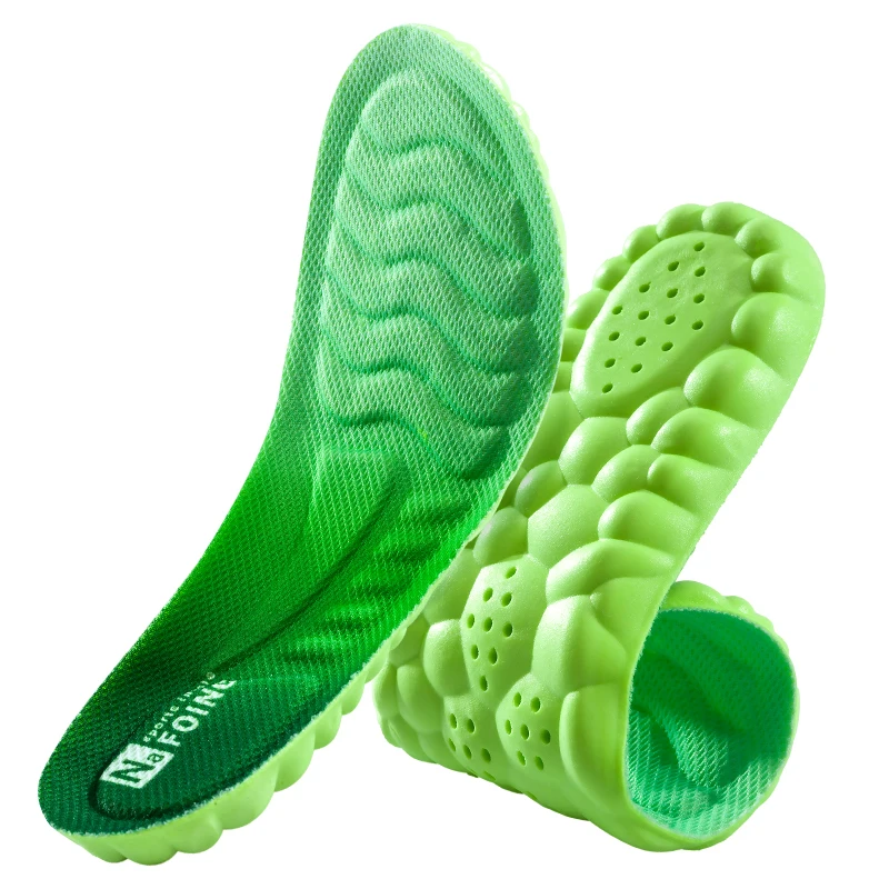Orthopedic Pad Memory Foam Shoe Pad Rubber Cushion Running Shock-Absorbant Deodorization Soft Pad Sport Breathable Insoles