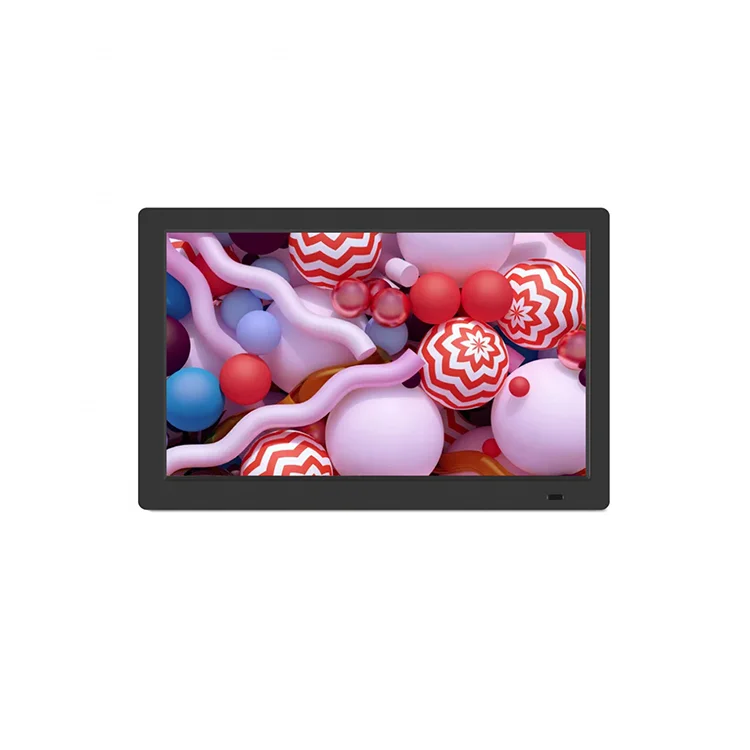 
Custom 11.6 inch electronic digital picture frame with digital clock 