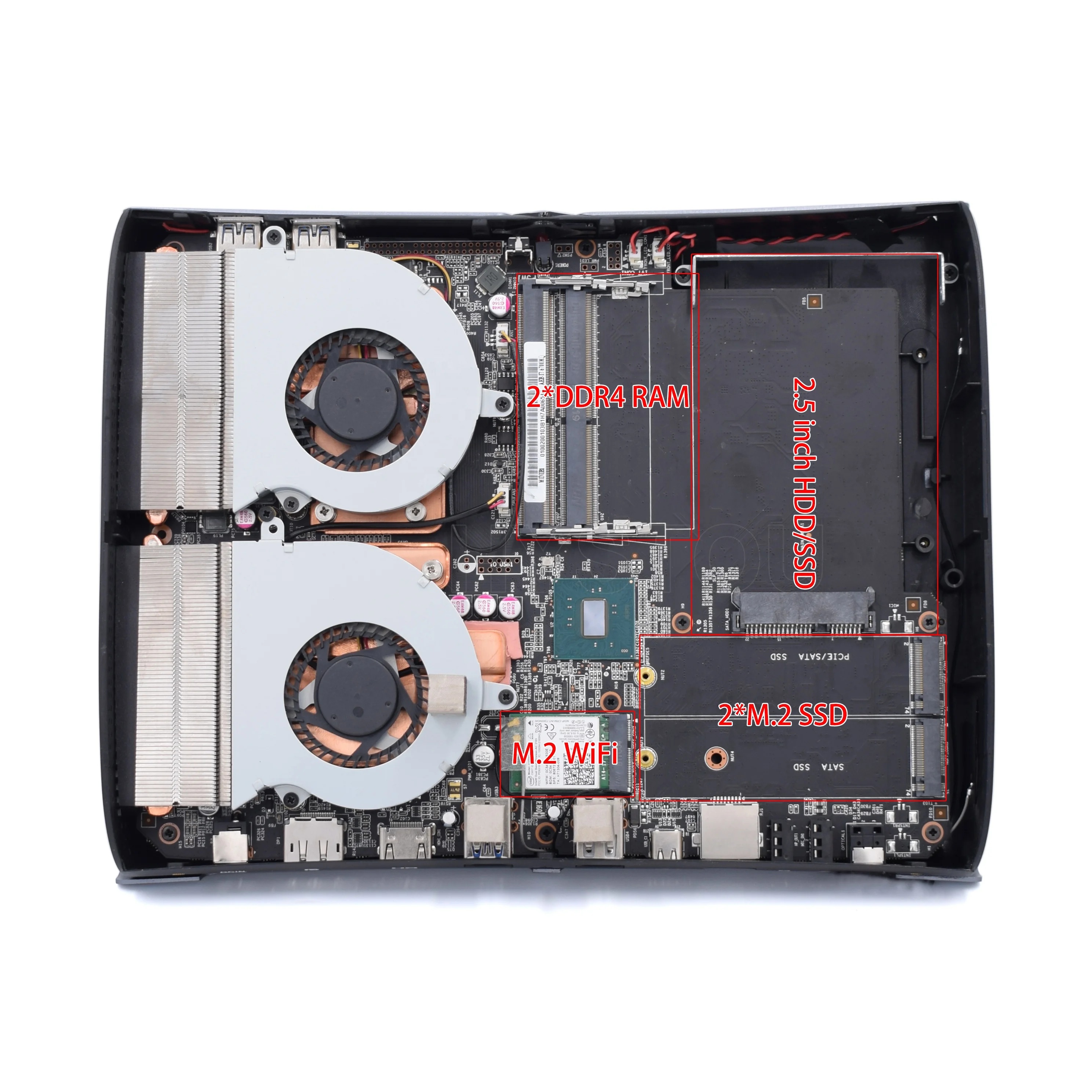 Экран без монитора I7 6700 HQ Шэньчжэнь мини-ПК для рекламной машины доски банкомата платежный