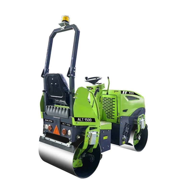 2 Ton Compactor Machine Full Hydraulic Double Drum Single Drum Pavement Vibratory Road Roller For Asphalt Road Compaction