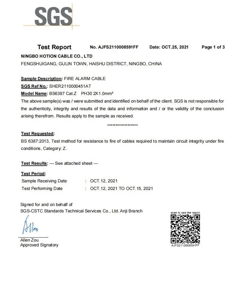 Direct Manufacturer shielded security fire alarm cable 4*1.5mm