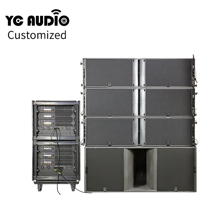 Great Value Line Array 18 Inch Subwoofer Dj Equipment Speaker Woofer Power Amplifier Controller Sound System Professional Audio