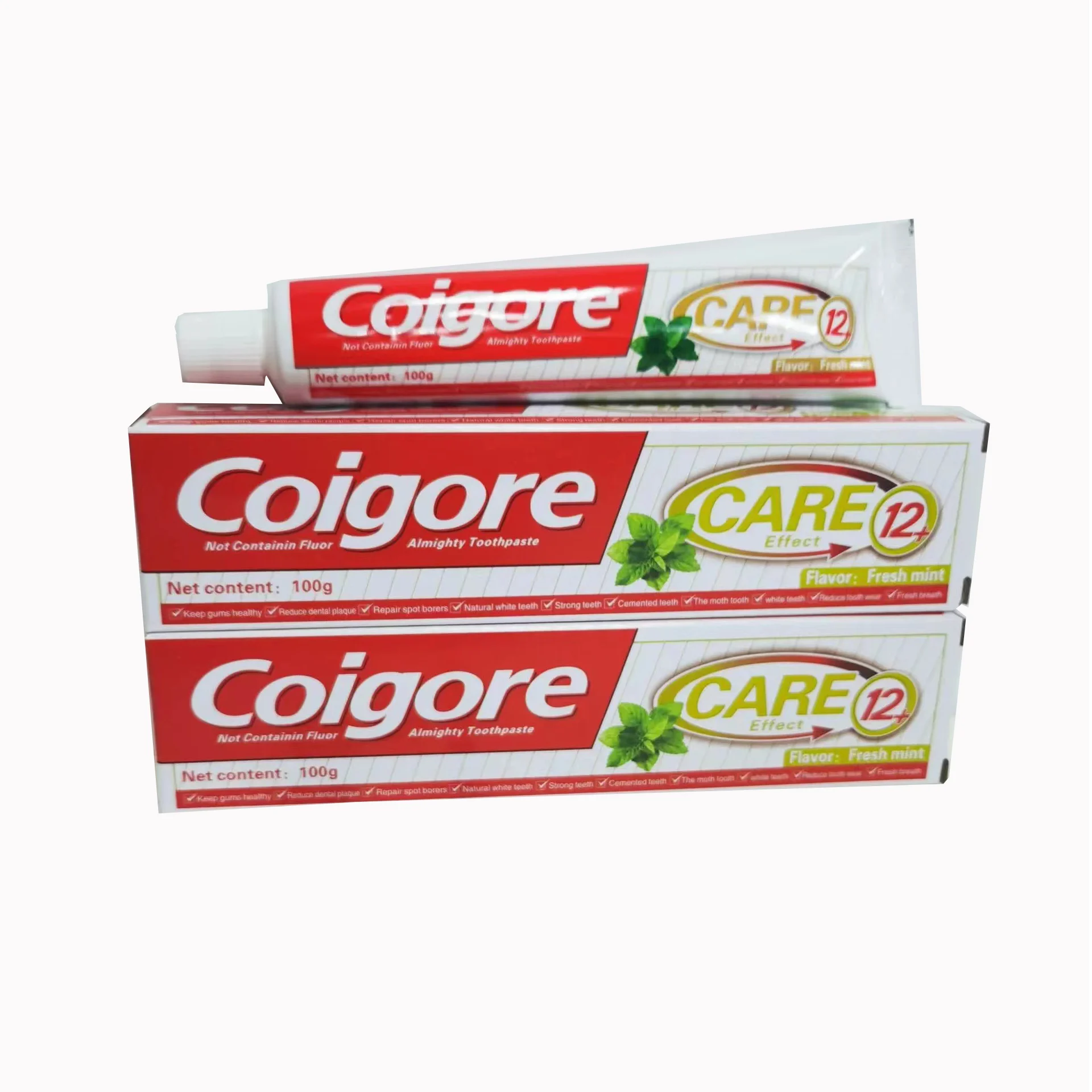 OEM Hot selling coigore to remove bad breath fresh breath whitening toothpaste mint Fresh toothpaste
