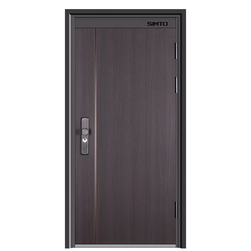 China Manufacture Customized Anti-Theft Fire Proof Door House Front Door Exterior Security Steel Residential Safety Door