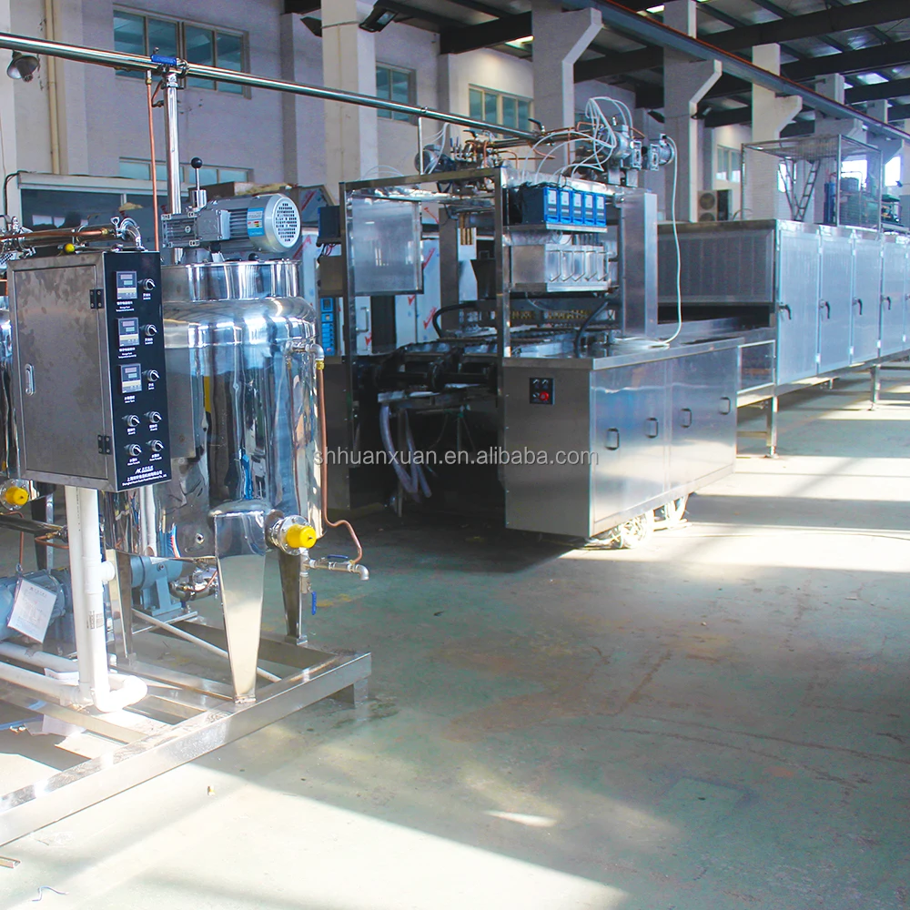 HX-300 Flavor Gummy square Vitamins Making Machinery Supplier Center Filling Candy machine Production Line