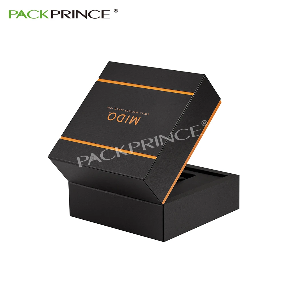 Manufacturer Custom Luxury Rigid Cardboard Paper Gift Packaging Magnetic Watch Gift Box