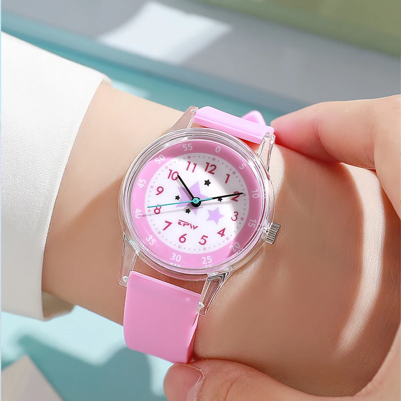 Wholesale Astronauts Star Animal Cartoon Design Children Students Plastic Silicone Wrist Quartz Watch For Kids