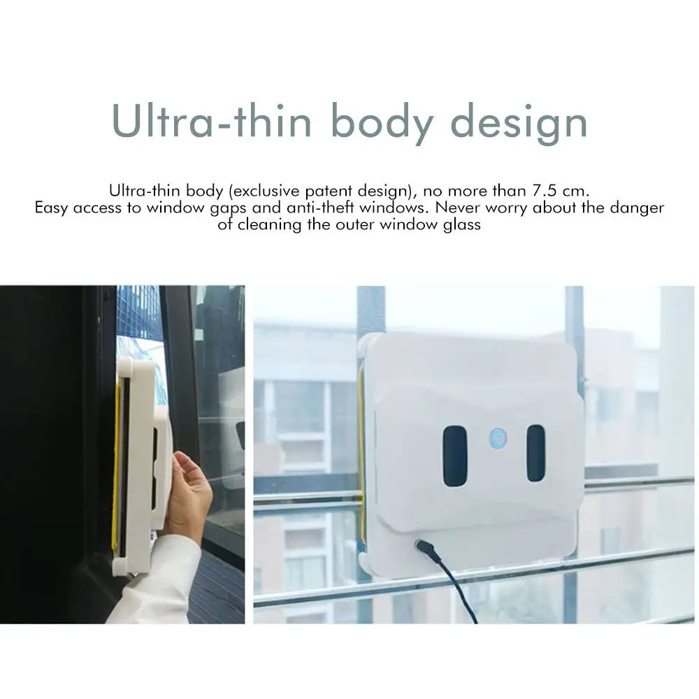 Remote Control Cleaner Robot For Window Anti-falling Automatic Electric Robot Window Cleaner Glass Cleaning For House