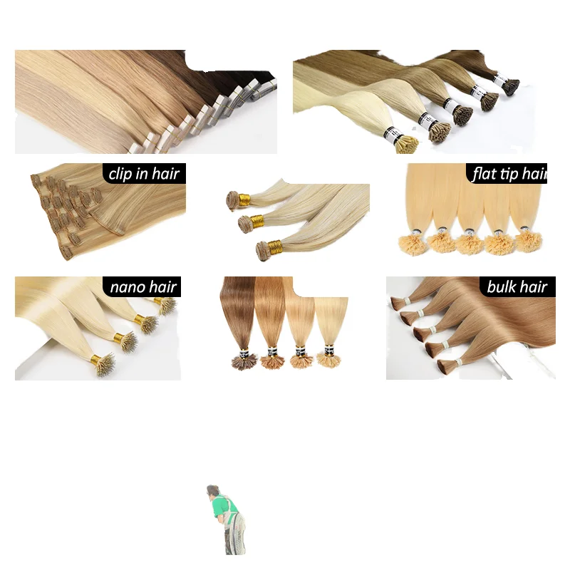 Wholesale Popular 100% Virgin Remy Piano Hair Extensions Natural Human Hair Vendors Tape Weft Machine Double Weft