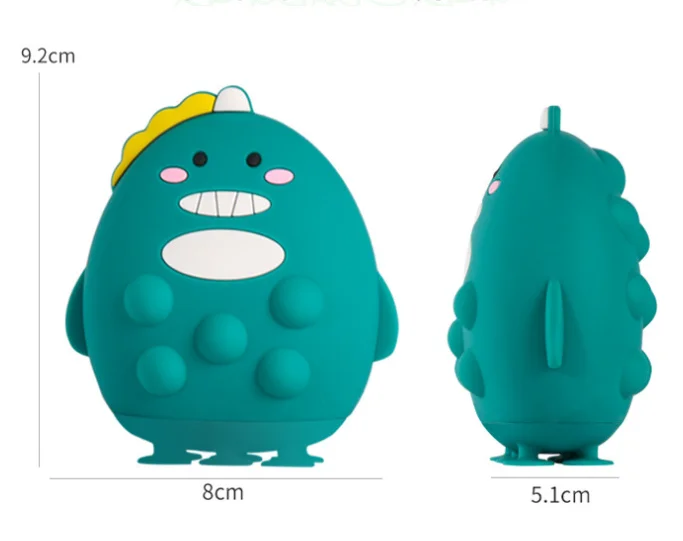 Kids Adult Stress Relief Toys Pop Push Bubble 3d Squeeze Ball Fidget Toy with Suction Cup