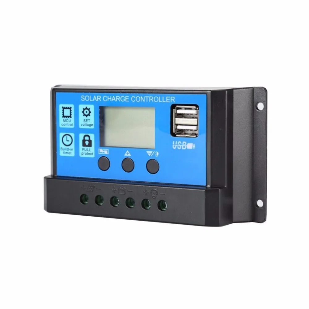 Solvo 10A 20A Солнечный высококачественный контроллер PWM солнечная панель контроллер заряда солнечной батареи Контроллер солнечного заряда