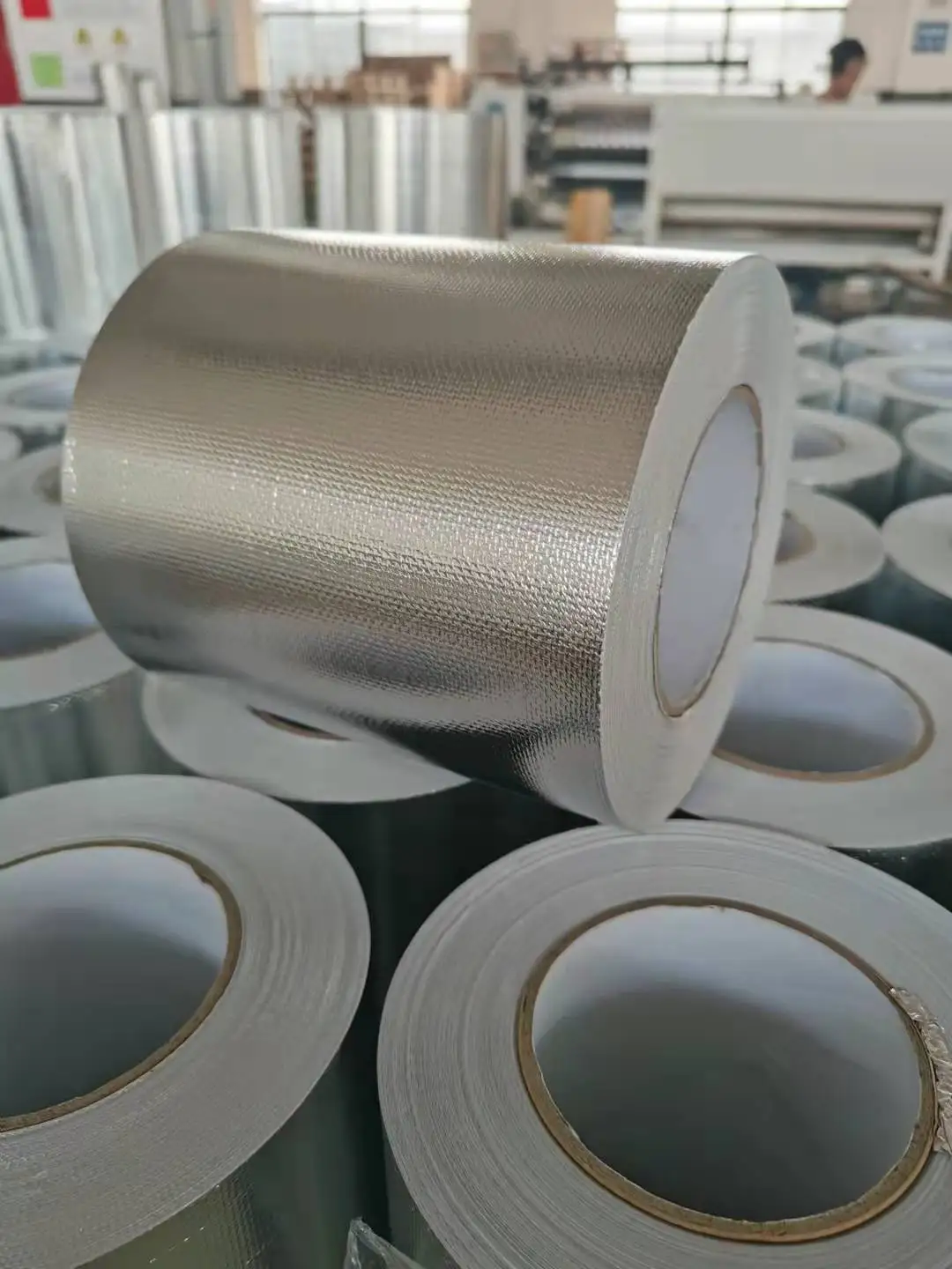 Best Moisture Barrier Waterproof Repair Packing Aluminum Foil Tape High Temp Foil Dryer Vent Tape