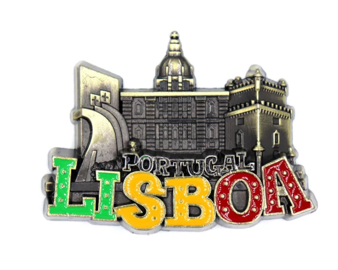 Tourist Souvenir 3D Metal Zinc Alloy Enamel Fridge Magnet