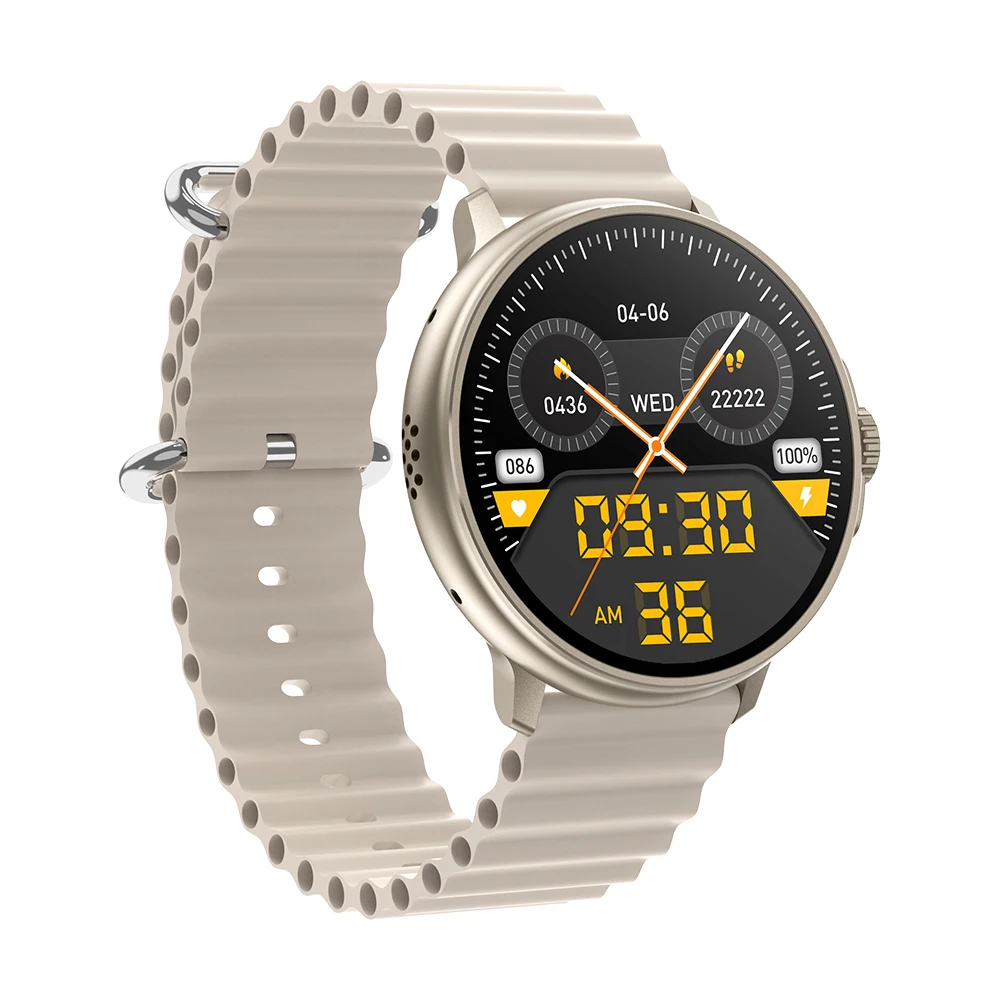 Karen M Smart Watch LC306 for Men Women 1.39'  HD Screen 2023 New Arrival Heart Rate Blood Pressure Monitor Reloj Smartwatch