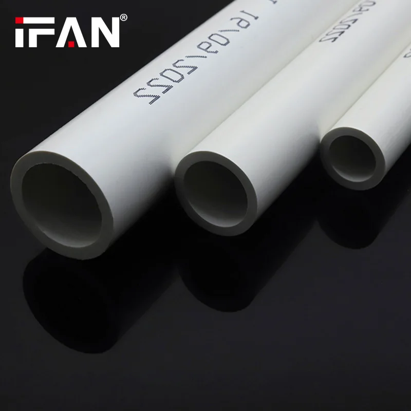 IFAN Hot Sell Plumbing Materials White Round PVC Pipe Tubes Plastic 6 Meter Schedule 40 UPVC Pipe for Water Supply