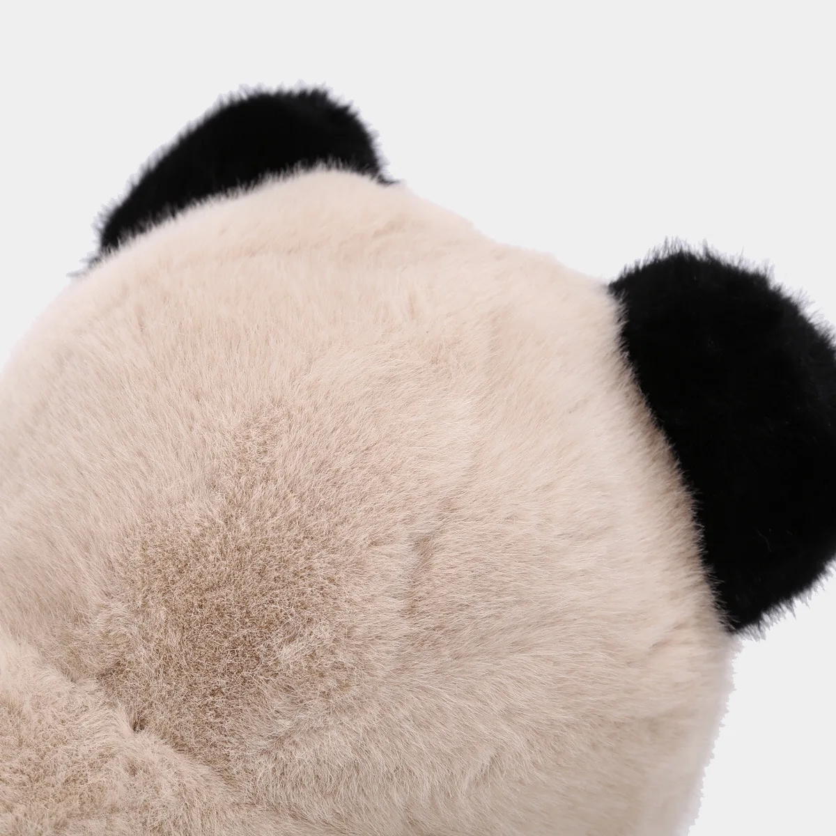 2024 New Winter Thickened Warm Panda Ears Plush Baseball Cap Women Female Cute Fashion Baseball Caps