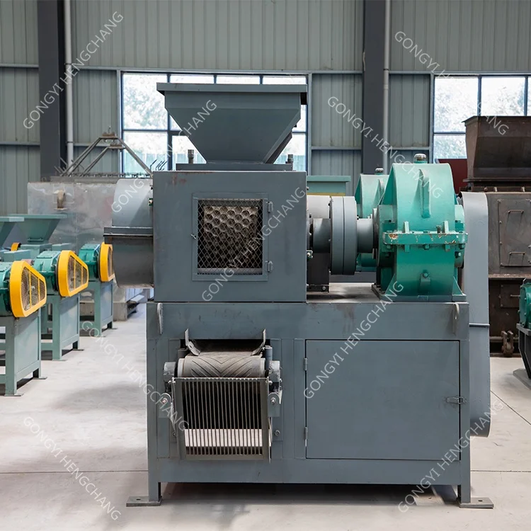 energy saving sludge power carbon black charcoal briquette press making machine