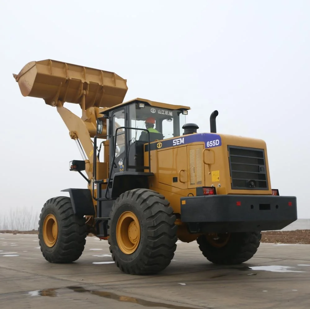 Chinese Front Wheel Loader 5 ton SEM 655D Wheel Loader with Reasonable Price ZL50GN/ZL50G/LW500KN/LW500FN/ZKJF936/ 966/950