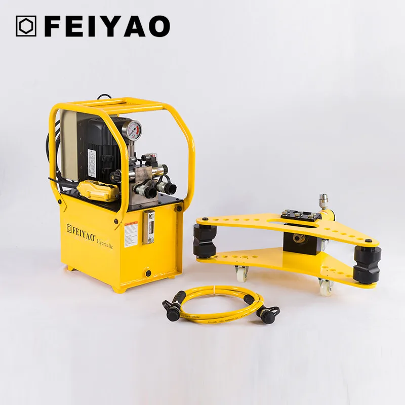 Electric 700 bar hydraulic pump for cylinders synchronous lifting