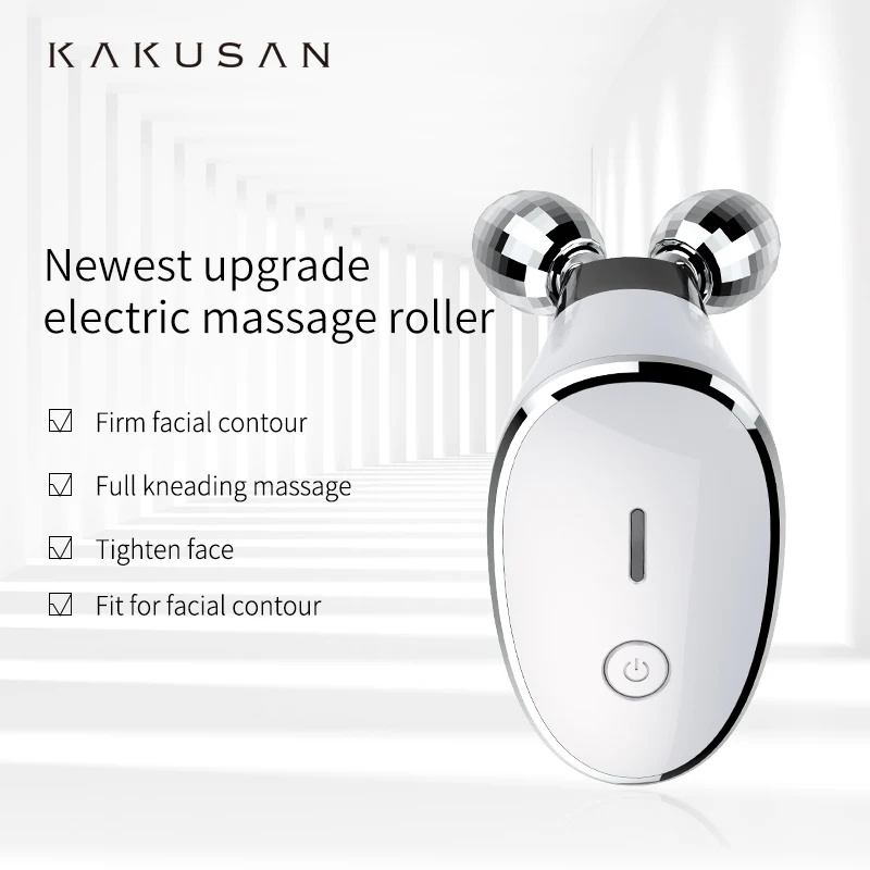 Sonic facial roller ems skin tightening machine Microcurrent V Line Face Lifting Device