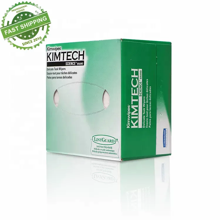 HGMed fast shipping KIMTECH Kimwipes Fiber cleaning paper pack kimperly wipes Optical fiber wiping paper