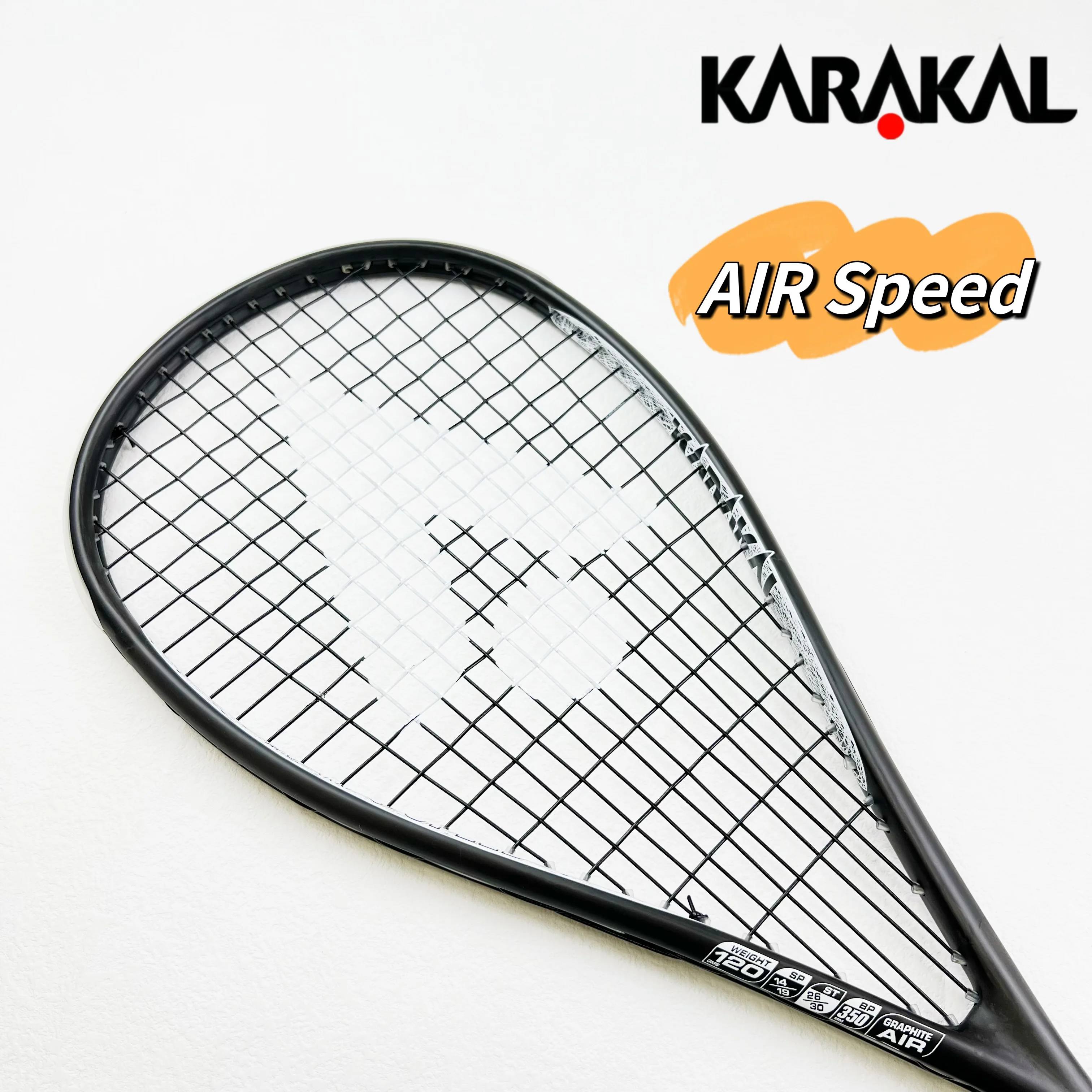 Graphite carbon squash racket
